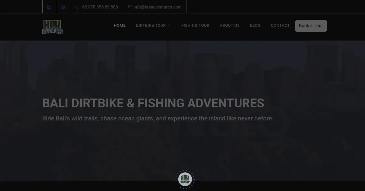 HRK Adventures — Platform Booking Tour Bali