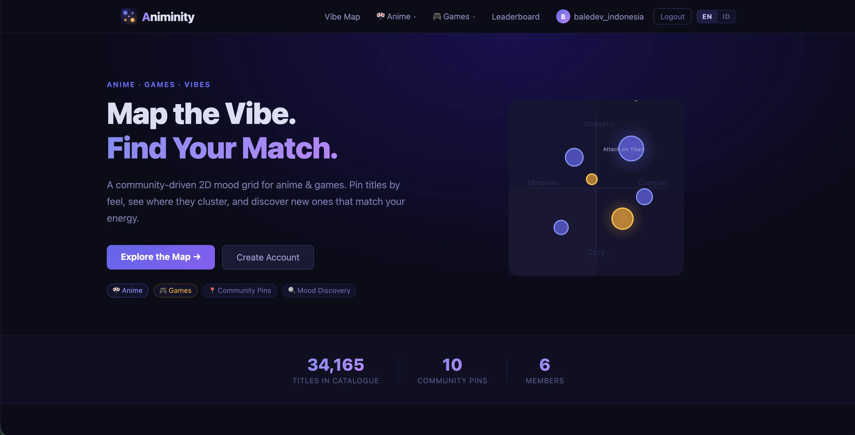Animinity — Platform Komunitas & Discovery Anime